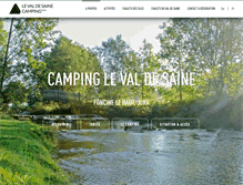 Tablet Screenshot of camping-haut-jura.com